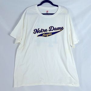 Notre Dame Knights Baseball Men's T-Shirt Size X-Large